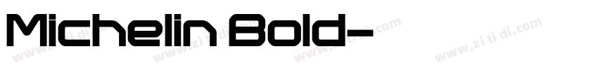 Michelin Bold字体转换